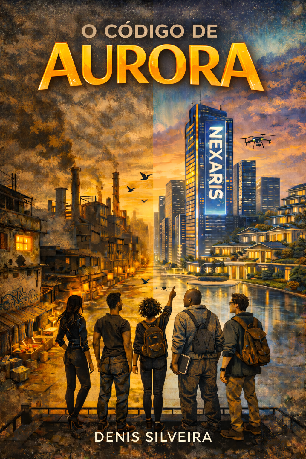 Capa do livro O Código de Aurora
